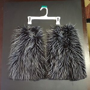 Furry leg covers